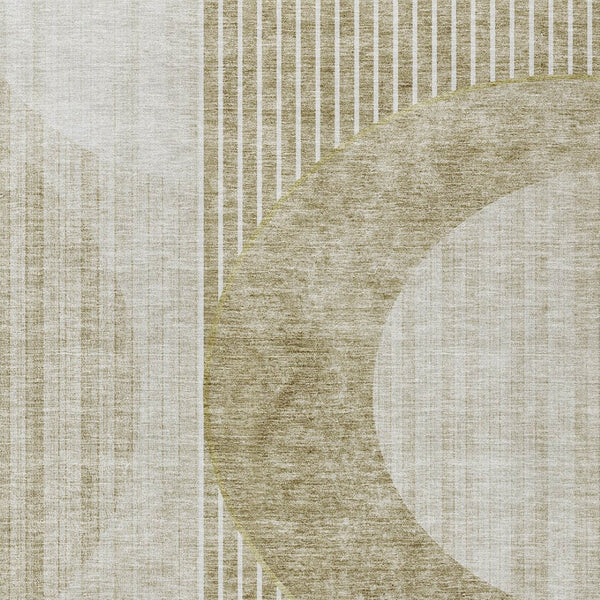 Homeroots 3' Stylish Denim Blue & Sky Blue Geometric Washable Indoor Outdoor Area Rug For Versatile Spaces 9' X 12' Polyester 581201