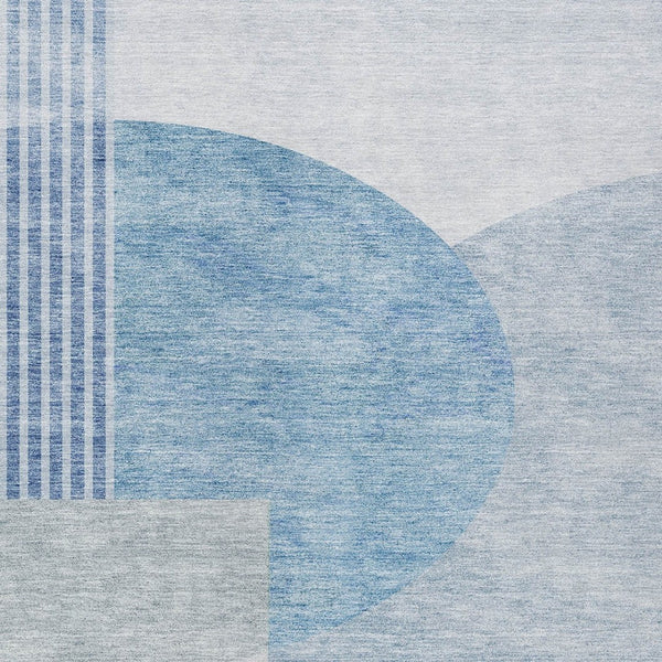 Homeroots 3' Brown Beige Ivory Geometric Indoor Outdoor Area Rug – Durable, Washable, Stylish For Any Space 5' X 8' Polyester 581264