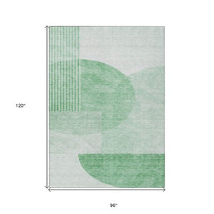 Homeroots 3' Brown Beige Ivory Geometric Indoor Outdoor Area Rug – Durable, Washable, Stylish For Any Space 8' X 10' Polyester 581278