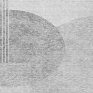 Homeroots 3' Brown Beige Ivory Geometric Indoor Outdoor Area Rug – Durable, Washable, Stylish For Any Space 5' X 8' Polyester 581288