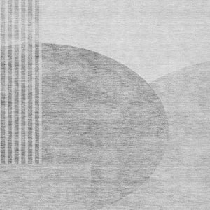 Homeroots 3' Brown Beige Ivory Geometric Indoor Outdoor Area Rug – Durable, Washable, Stylish For Any Space 8' X 10' Polyester 581290