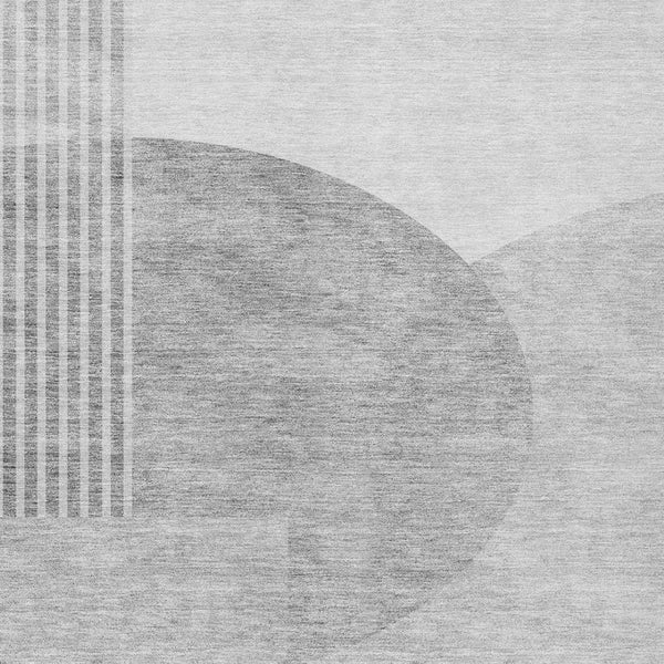 Homeroots 3' Brown Beige Ivory Geometric Indoor Outdoor Area Rug – Durable, Washable, Stylish For Any Space 8' X 10' Polyester 581290