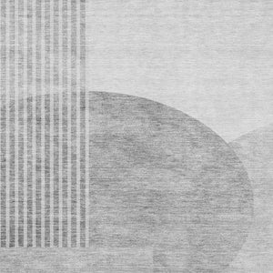 Homeroots 3' Brown Beige Ivory Geometric Indoor Outdoor Area Rug – Durable, Washable, Stylish For Any Space 9' X 12' Polyester 581291