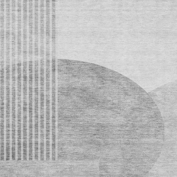 Homeroots 3' Brown Beige Ivory Geometric Indoor Outdoor Area Rug – Durable, Washable, Stylish For Any Space 9' X 12' Polyester 581291