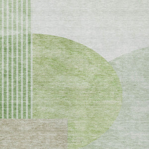 Homeroots 3' Brown Beige Ivory Geometric Indoor Outdoor Area Rug – Durable, Washable, Stylish For Any Space 9' X 12' Polyester 581297