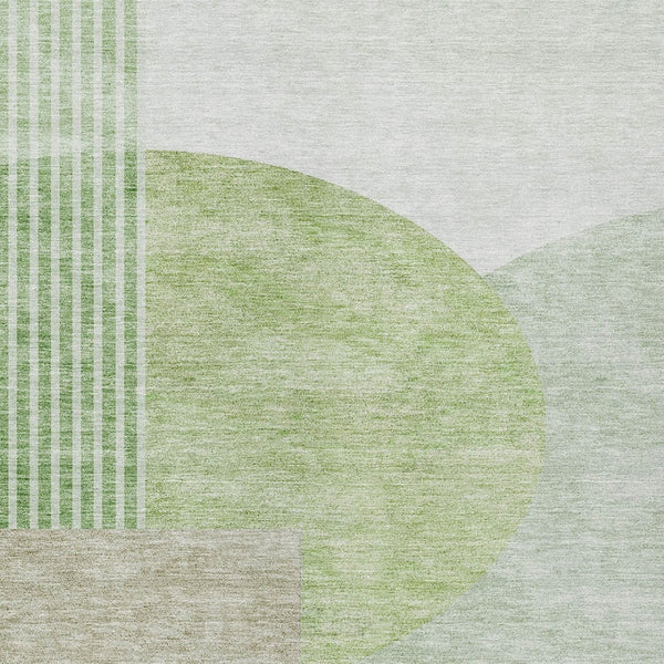 Homeroots 3' Brown Beige Ivory Geometric Indoor Outdoor Area Rug – Durable, Washable, Stylish For Any Space 9' X 12' Polyester 581297