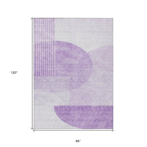 Homeroots 3' Brown Beige Ivory Geometric Indoor Outdoor Area Rug – Durable, Washable, Stylish For Any Space 8' X 10' Polyester 581302