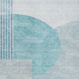 Homeroots 3' Brown Beige Ivory Geometric Indoor Outdoor Area Rug – Durable, Washable, Stylish For Any Space 8' X 10' Polyester 581308