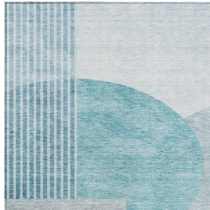 Homeroots 3' Brown Beige Ivory Geometric Indoor Outdoor Area Rug – Durable, Washable, Stylish For Any Space 9' X 12' Polyester 581309