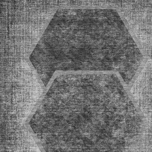 Homeroots 3' Eggplant Purple & Lavender Geometric Washable Indoor-outdoor Area Rug For Stylish Spaces 3' X 5' Polyester 581323