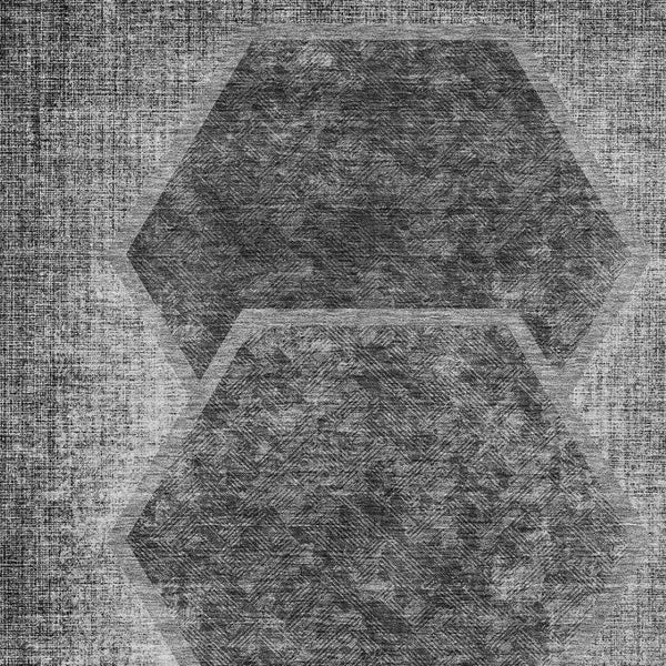 Homeroots 3' Eggplant Purple & Lavender Geometric Washable Indoor-outdoor Area Rug For Stylish Spaces 3' X 5' Polyester 581323