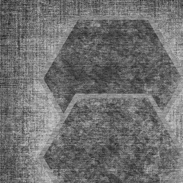 Homeroots 3' Eggplant Purple & Lavender Geometric Washable Indoor-outdoor Area Rug For Stylish Spaces 5' X 8' Polyester 581324