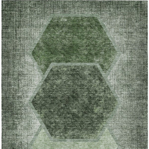 Homeroots 3' Eggplant Purple & Lavender Geometric Washable Indoor-outdoor Area Rug For Stylish Spaces 3' X 5' Polyester 581329