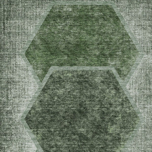 Homeroots 3' Eggplant Purple & Lavender Geometric Washable Indoor-outdoor Area Rug For Stylish Spaces 3' X 5' Polyester 581329