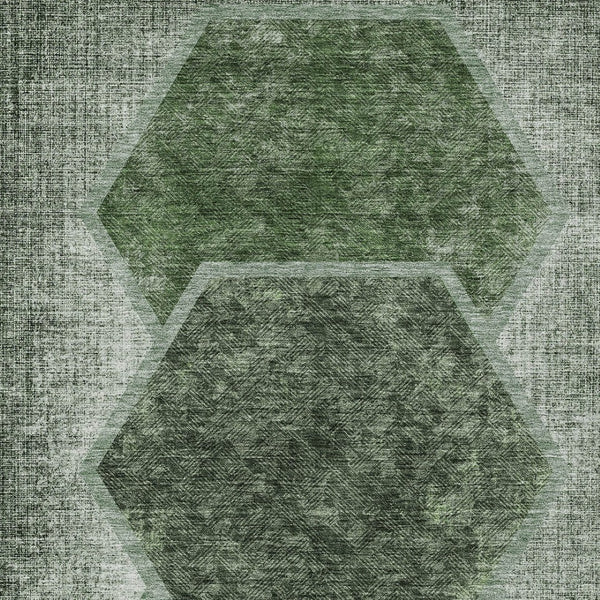 Homeroots 3' Eggplant Purple & Lavender Geometric Washable Indoor-outdoor Area Rug For Stylish Spaces 3' X 5' Polyester 581329