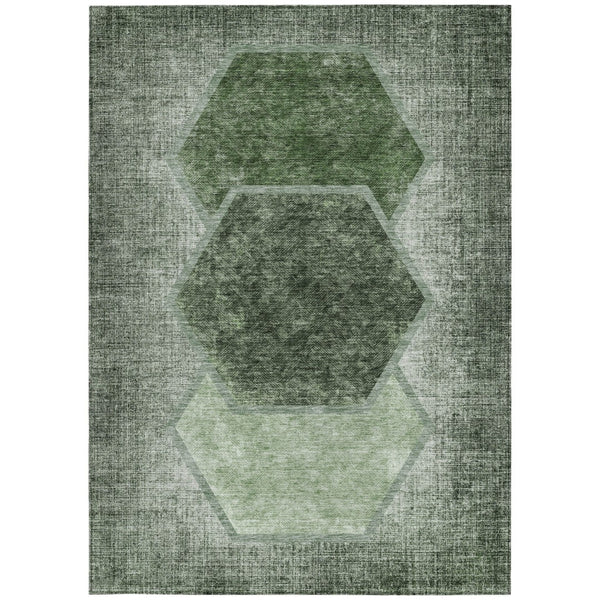 Homeroots 3' Eggplant Purple & Lavender Geometric Washable Indoor-outdoor Area Rug For Stylish Spaces 8' X 10' Polyester 581332