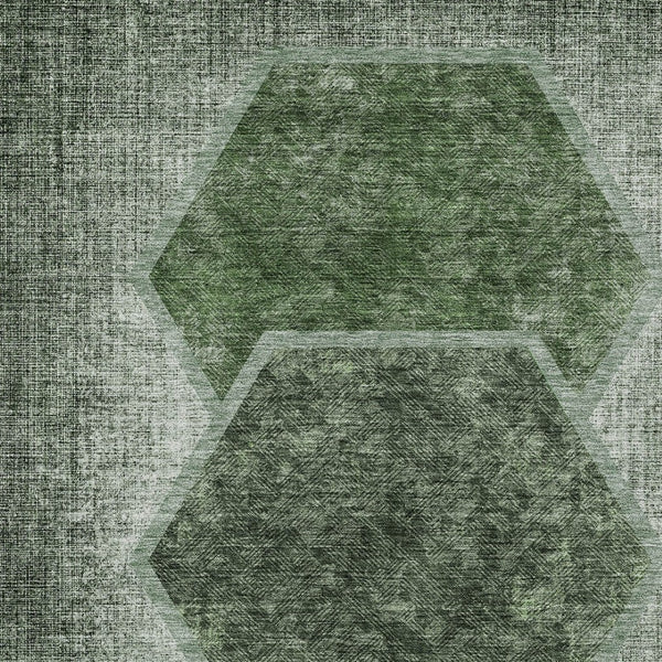 Homeroots 3' Eggplant Purple & Lavender Geometric Washable Indoor-outdoor Area Rug For Stylish Spaces 9' X 12' Polyester 581333