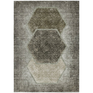 Homeroots 3' Eggplant Purple & Lavender Geometric Washable Indoor-outdoor Area Rug For Stylish Spaces 8' X 10' Polyester 581344