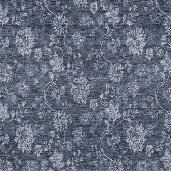 Homeroots 3' Brown Beige Chocolate Floral Rug - Washable Indoor Outdoor Area Rug For Versatile Spaces 3' X 5' Polyester 581353