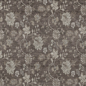 Homeroots 3' Brown Beige Chocolate Floral Rug - Washable Indoor Outdoor Area Rug For Versatile Spaces 10' X 14' Polyester 581364