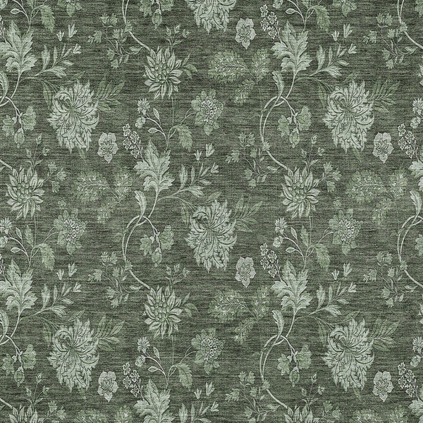 Homeroots 3' Brown Beige Chocolate Floral Rug - Washable Indoor Outdoor Area Rug For Versatile Spaces 9' X 12' Polyester 581375