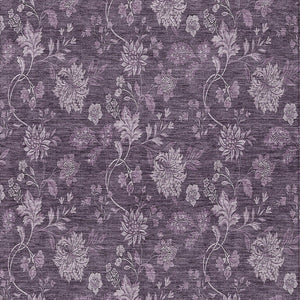 Homeroots 3' Brown Beige Chocolate Floral Rug - Washable Indoor Outdoor Area Rug For Versatile Spaces 9' X 12' Polyester 581381