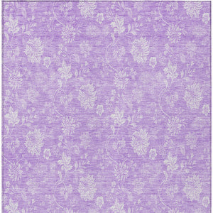 Homeroots 3' Artichoke Green Floral Washable Area Rug - Perfect For Indoor & Outdoor Spaces, Stain Resistant 10' X 14' Polyester 581436