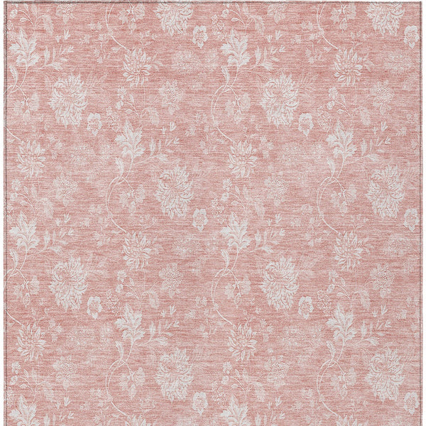 Homeroots 3' Artichoke Green Floral Washable Area Rug - Perfect For Indoor & Outdoor Spaces, Stain Resistant 10' X 14' Polyester 581442