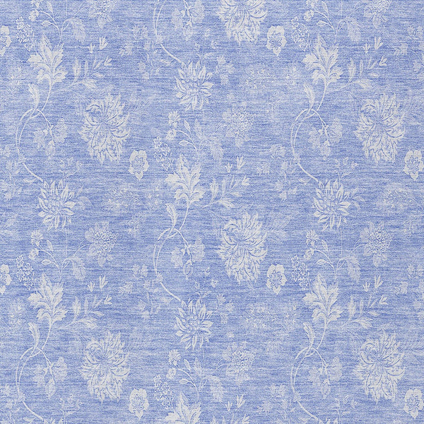 Homeroots 3' Artichoke Green Floral Washable Area Rug - Perfect For Indoor & Outdoor Spaces, Stain Resistant 3' X 5' Polyester 581443