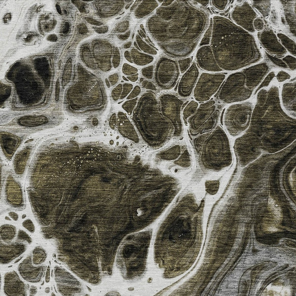 Homeroots 3' Artichoke Green Nautical Area Rug - Washable Indoor Outdoor Design For Home And Patio Use 3' X 5' Polyester 581467