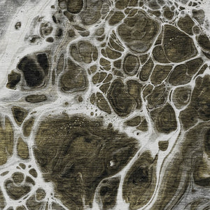 Homeroots 3' Artichoke Green Nautical Area Rug - Washable Indoor Outdoor Design For Home And Patio Use 9' X 12' Polyester 581471