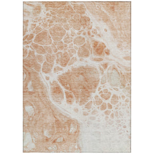 Homeroots 3' Artichoke Green Nautical Area Rug - Washable Indoor Outdoor Design For Home And Patio Use 5' X 8' Polyester 581474