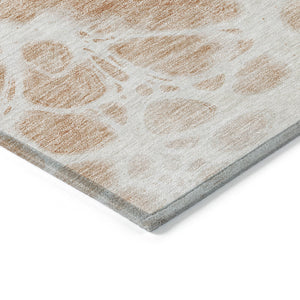 Homeroots 3' Artichoke Green Nautical Area Rug - Washable Indoor Outdoor Design For Home And Patio Use 8' X 10' Polyester 581476