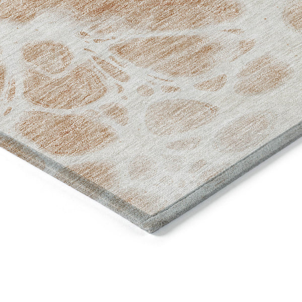 Homeroots 3' Artichoke Green Nautical Area Rug - Washable Indoor Outdoor Design For Home And Patio Use 8' X 10' Polyester 581476