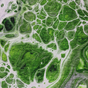 Homeroots 3' Artichoke Green Nautical Area Rug - Washable Indoor Outdoor Design For Home And Patio Use 3' X 5' Polyester 581479