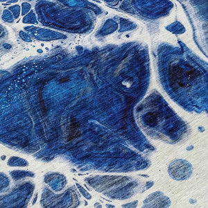 Homeroots 3' Artichoke Green Nautical Area Rug - Washable Indoor Outdoor Design For Home And Patio Use 8' Round Polyester 581487