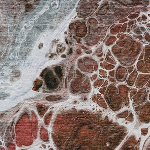 Homeroots 3' Artichoke Green Nautical Area Rug - Washable Indoor Outdoor Design For Home And Patio Use 10' X 14' Polyester 581496