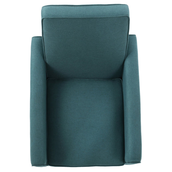 English Elm Christopher Knight Home® - Teal Linen Push Back Chair with Ergonomic Plush Padding, Breathable Upholstery, Durable Frame - Stylish Recliner for Living Room Comfort 52422.00FDTE