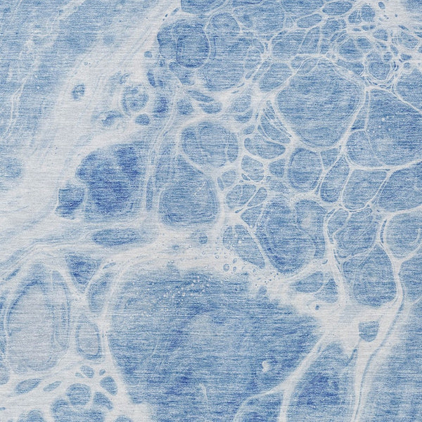 Homeroots 3' Artichoke Green Nautical Area Rug - Washable Indoor Outdoor Design For Home And Patio Use 9' X 12' Polyester 581501