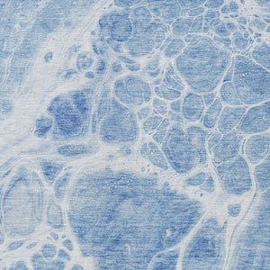 Homeroots 3' Artichoke Green Nautical Area Rug - Washable Indoor Outdoor Design For Home And Patio Use 10' X 14' Polyester 581502