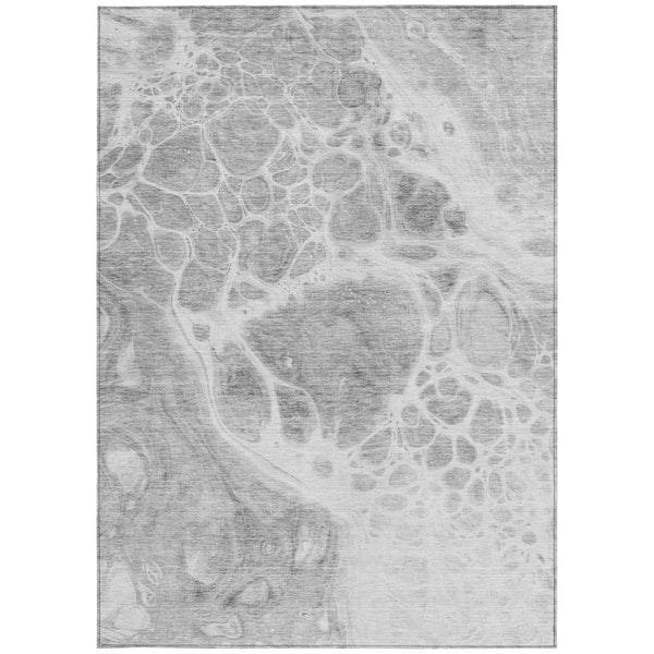 Homeroots 3' Artichoke Green Nautical Area Rug - Washable Indoor Outdoor Design For Home And Patio Use 8' X 10' Polyester 581506