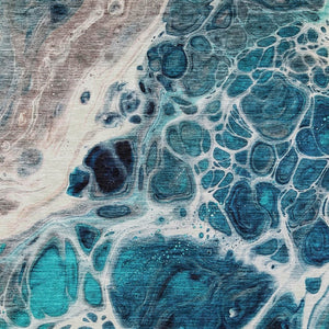 Homeroots 3' Artichoke Green Nautical Area Rug - Washable Indoor Outdoor Design For Home And Patio Use 3' X 5' Polyester 581509