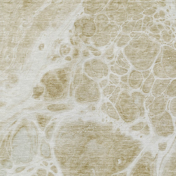 Homeroots 3' Artichoke Green Nautical Area Rug - Washable Indoor Outdoor Design For Home And Patio Use 9' X 12' Polyester 581519