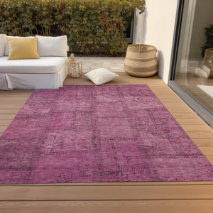 Homeroots 3' Beige Taupe And Brown Patchwork Washable Area Rug For Indoor Or Outdoor Spaces, Stylish & Durable 5' X 8' Polyester 581576
