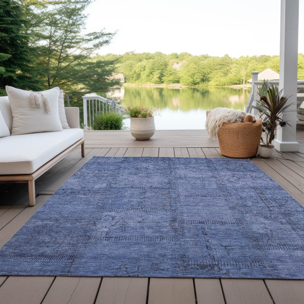 Homeroots 3' Beige Taupe And Brown Patchwork Washable Area Rug For Indoor Or Outdoor Spaces, Stylish & Durable 8' X 10' Polyester 581584