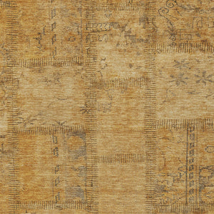 Homeroots 3' Beige Taupe And Brown Patchwork Washable Area Rug For Indoor Or Outdoor Spaces, Stylish & Durable 3' X 5' Polyester 581587