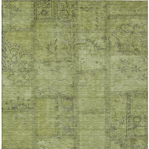 Homeroots 3' Beige Taupe And Brown Patchwork Washable Area Rug For Indoor Or Outdoor Spaces, Stylish & Durable 9' X 12' Polyester 581597