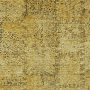 Homeroots 3' Beige Taupe And Brown Patchwork Washable Area Rug For Indoor Or Outdoor Spaces, Stylish & Durable 8' X 10' Polyester 581602