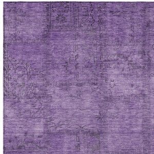 Homeroots 3' Beige Taupe And Brown Patchwork Washable Area Rug For Indoor Or Outdoor Spaces, Stylish & Durable 5' X 8' Polyester 581606