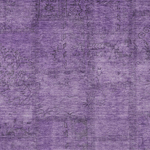 Homeroots 3' Beige Taupe And Brown Patchwork Washable Area Rug For Indoor Or Outdoor Spaces, Stylish & Durable 8' X 10' Polyester 581608